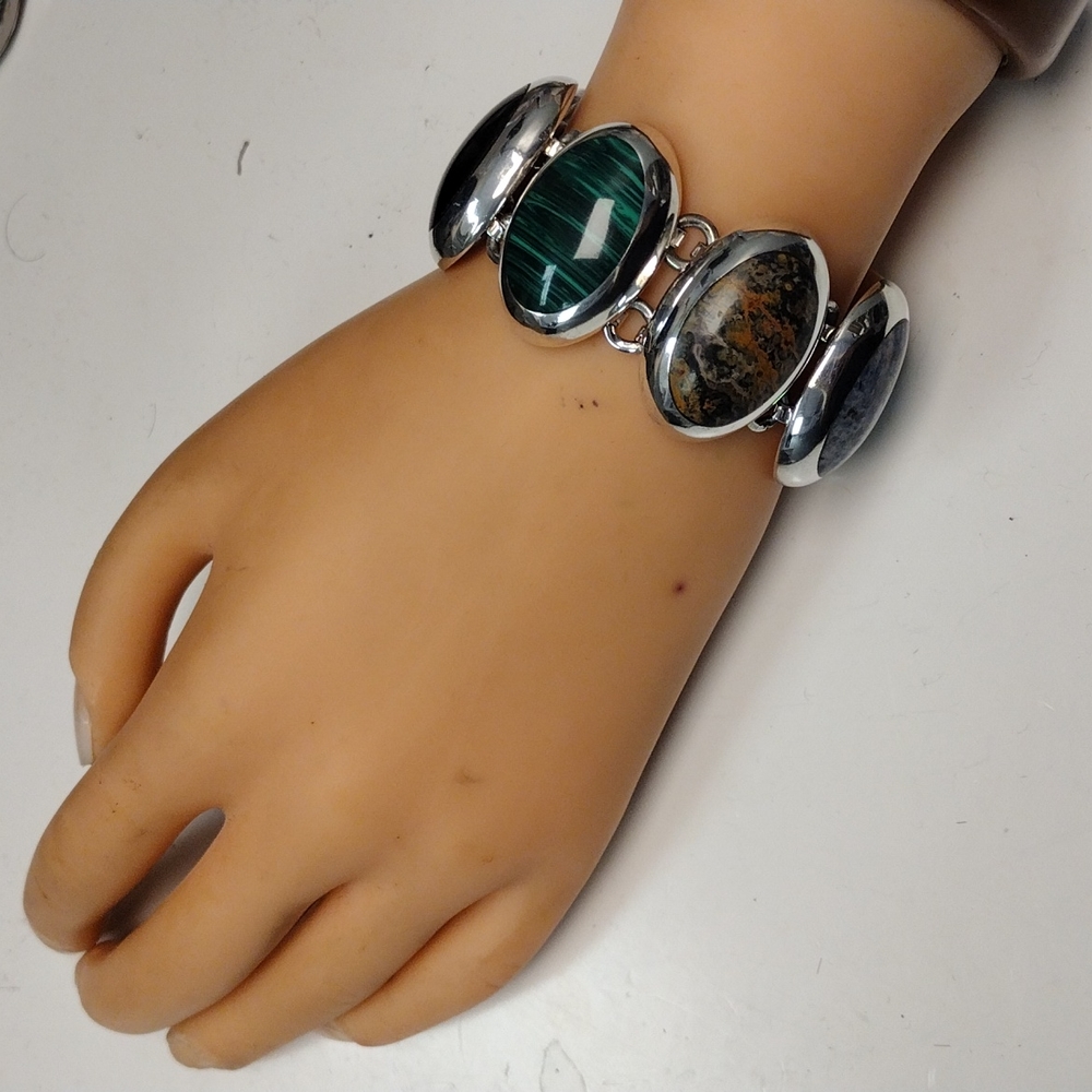 Sterling Multi Stone Bracelet